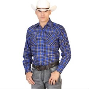 Men’s Button Down Vaquero Camisas